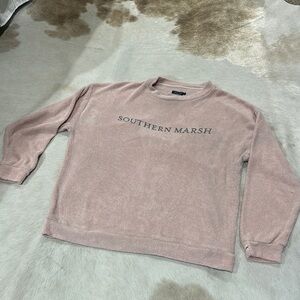 Southern Marsh Pink Crewneck Sweater Relaxed Fit